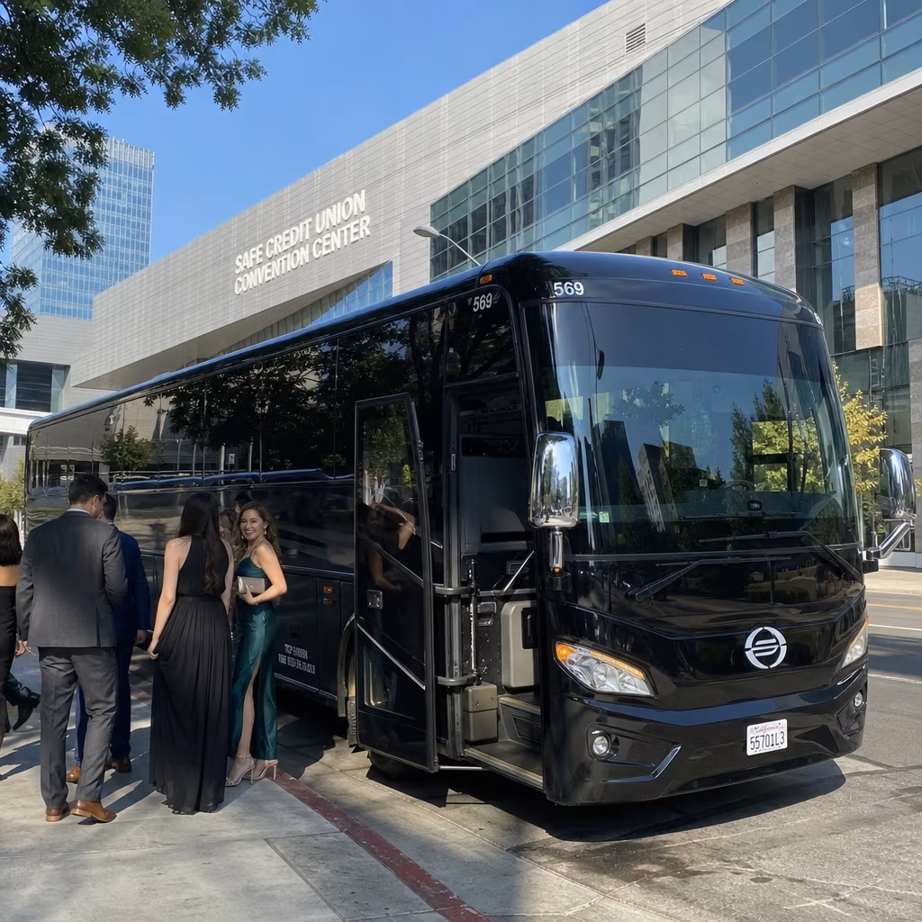 Rent a Bus to SAFE Credit Union Convention Center