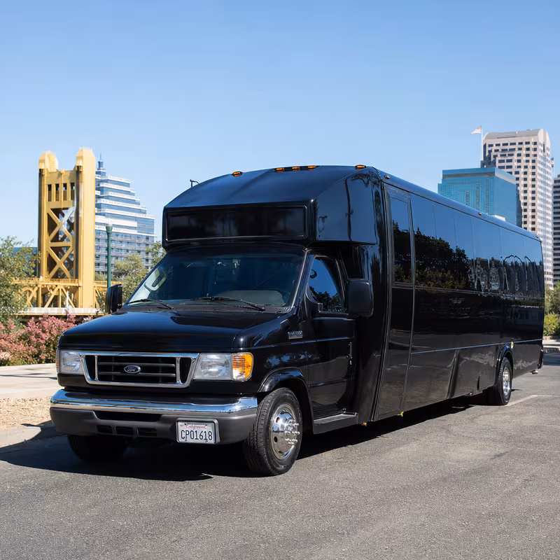 18 Passenger Party Bus Exterior