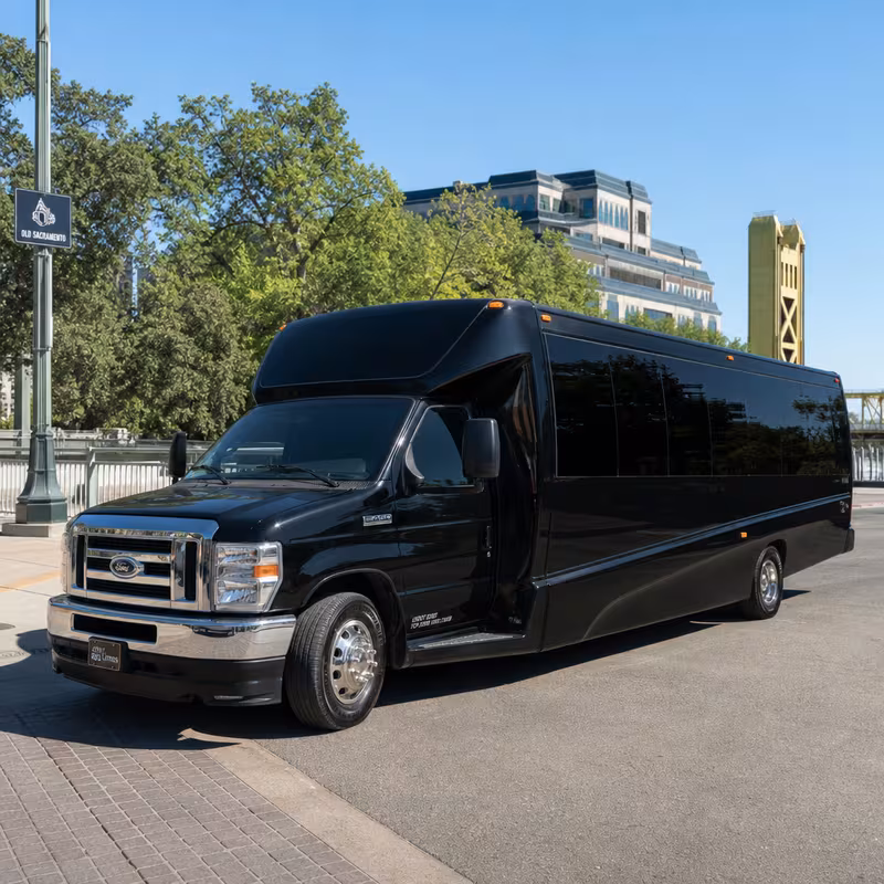 20 Passenger Party Bus Exterior