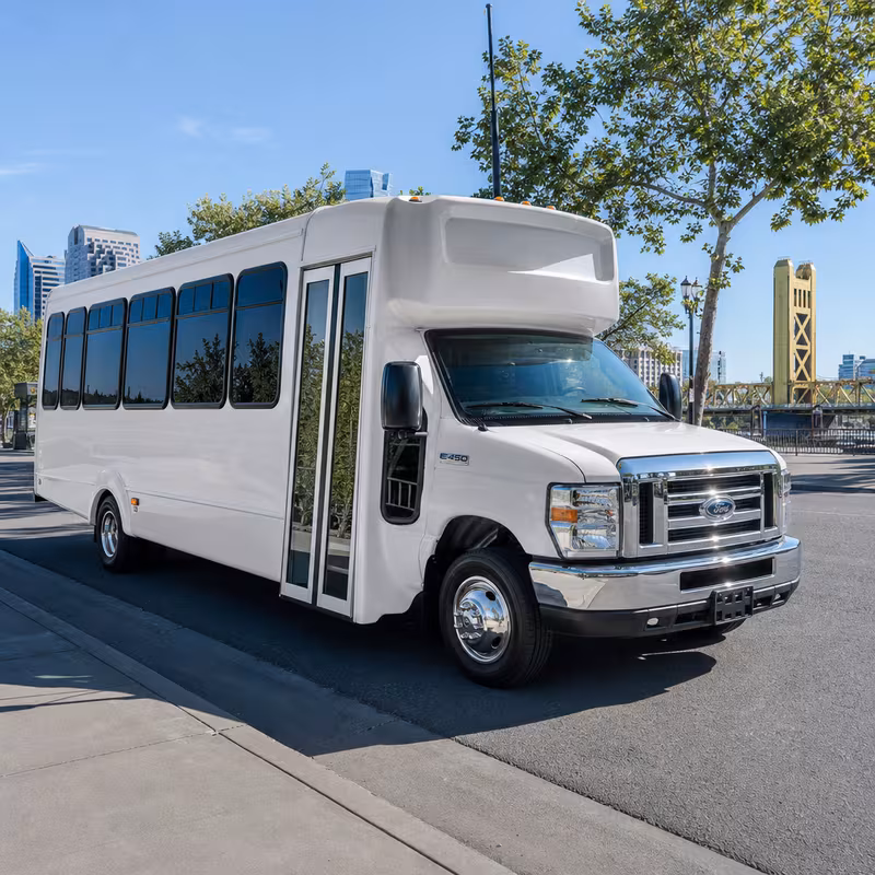 15-35 Passenger Minibus Exterior