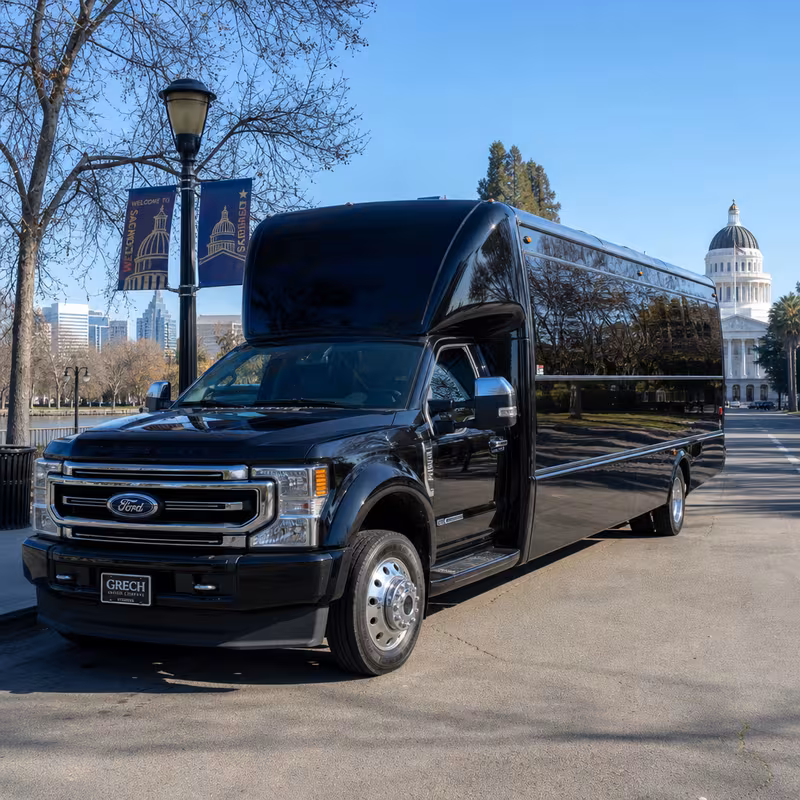 28 Passenger Party Bus Exterior