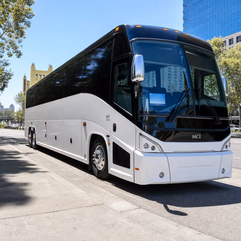 40-56 Passenger Charter Bus Exterior
