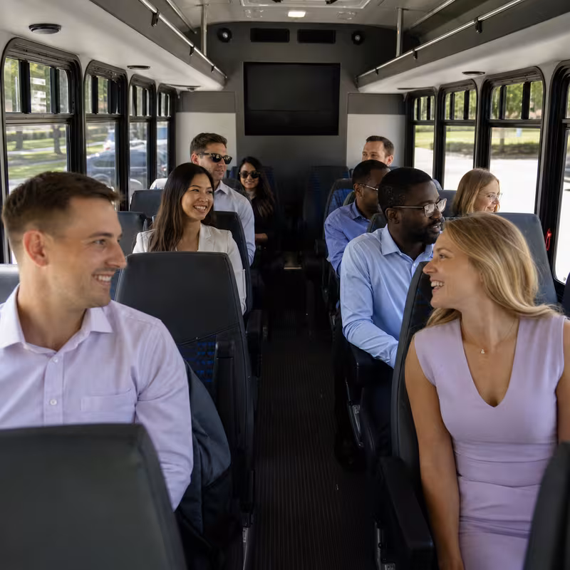 Black Mercedes Sprinter van staged for an Sacramento Corporate Transportation group