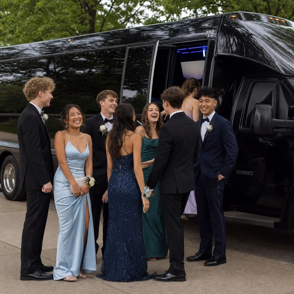 Carmichael Prom Party Bus Rental