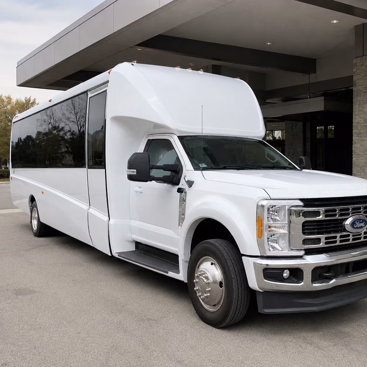 Sacramento Airport Shuttle & Transportation party bus exterior