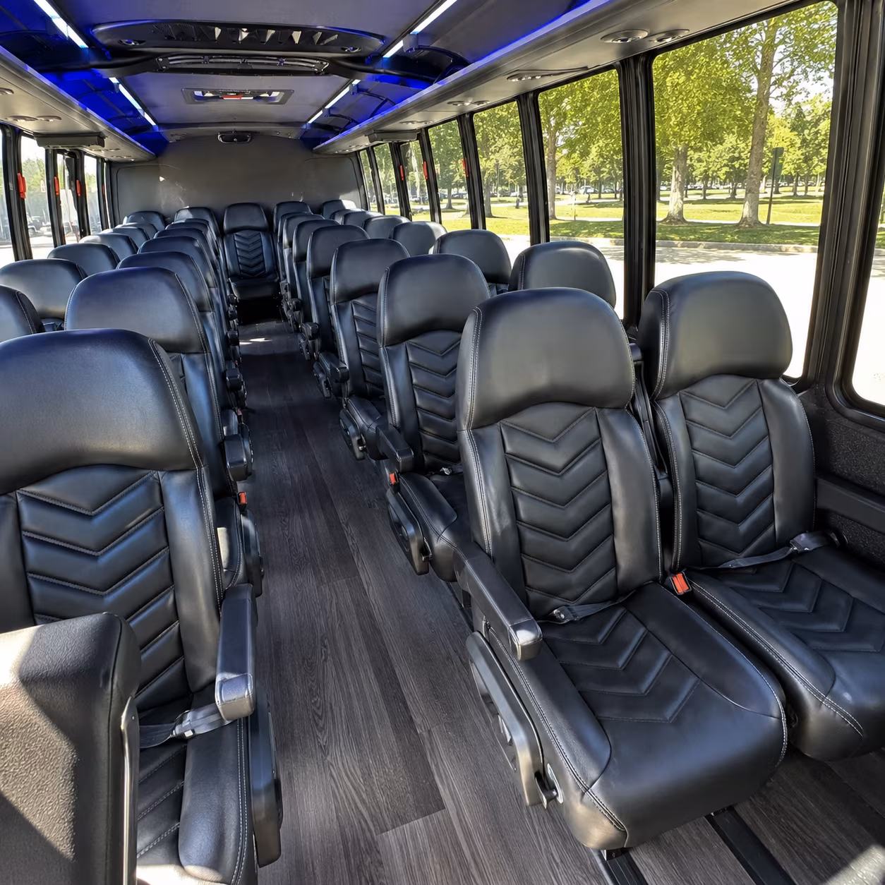 Sacramento Airport Shuttle & Transportation party bus exterior