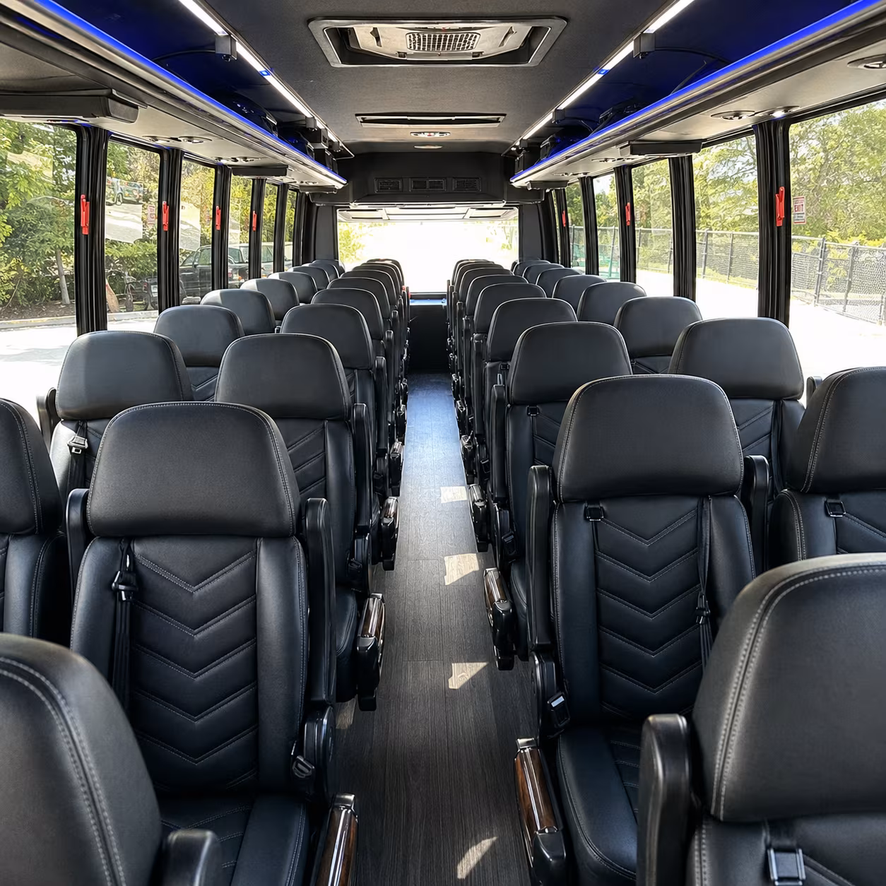 Sacramento Airport Shuttle & Transportation onboard seating