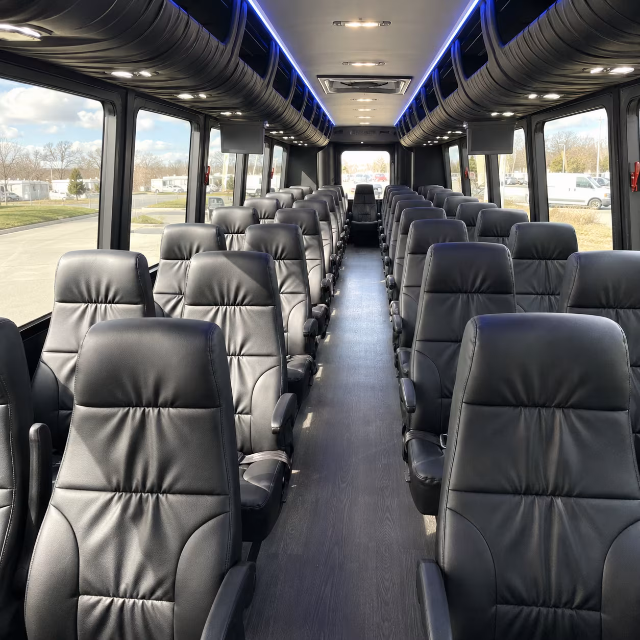 Sacramento Corporate Transportation party bus exterior