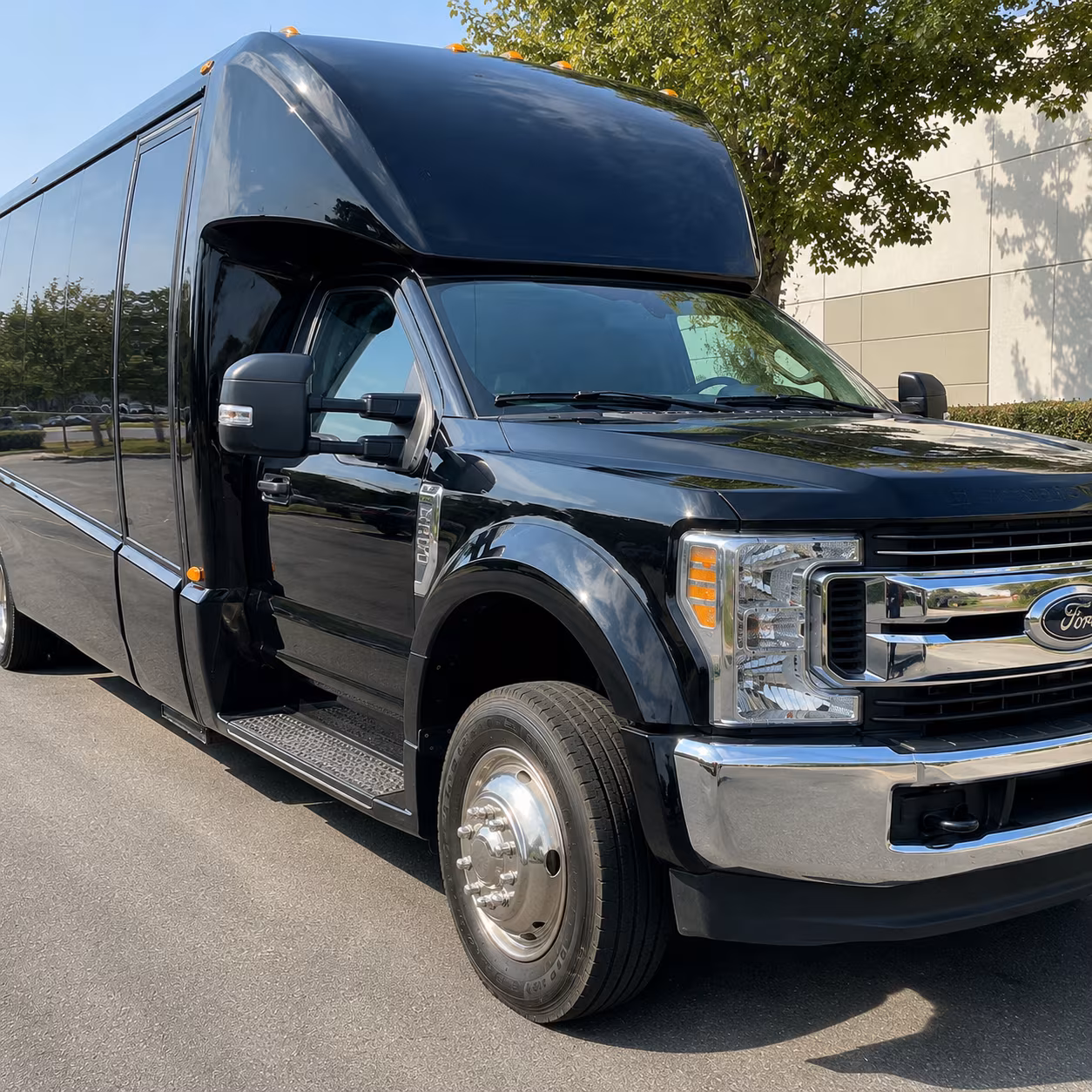 Sacramento Corporate Transportation party bus exterior