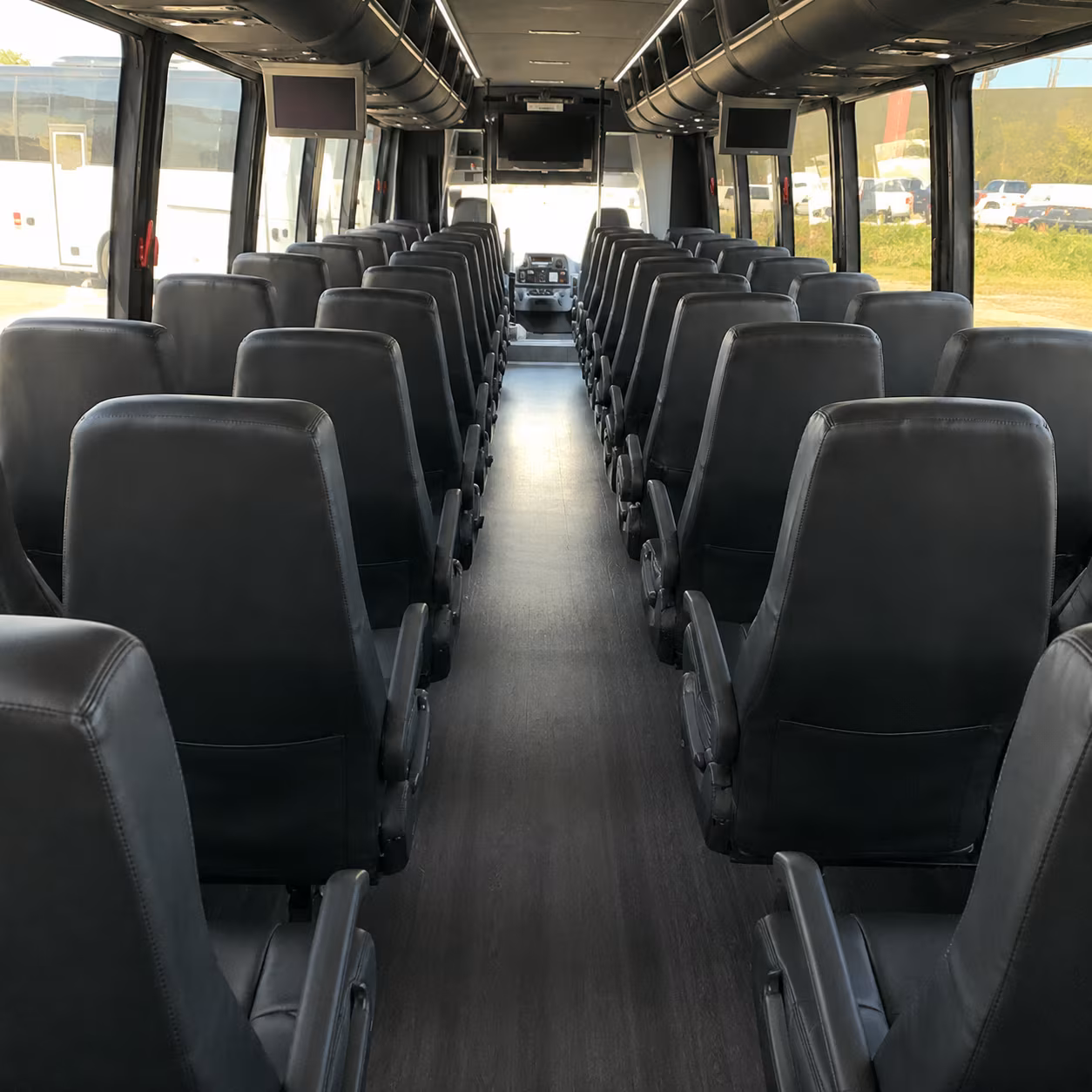 Sacramento Corporate Transportation party bus interior