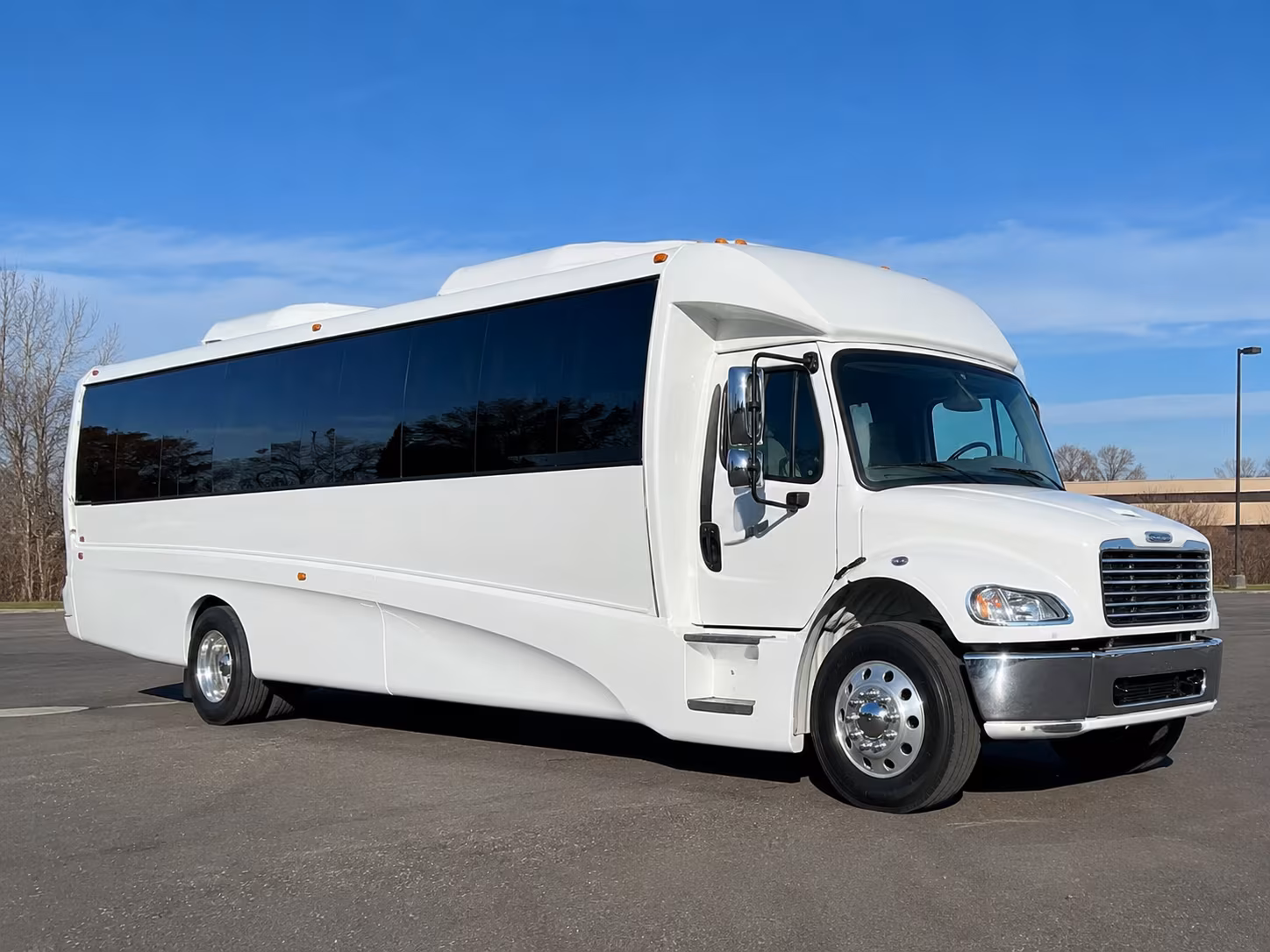 Sacramento Prom & Homecoming Transportation party bus exterior