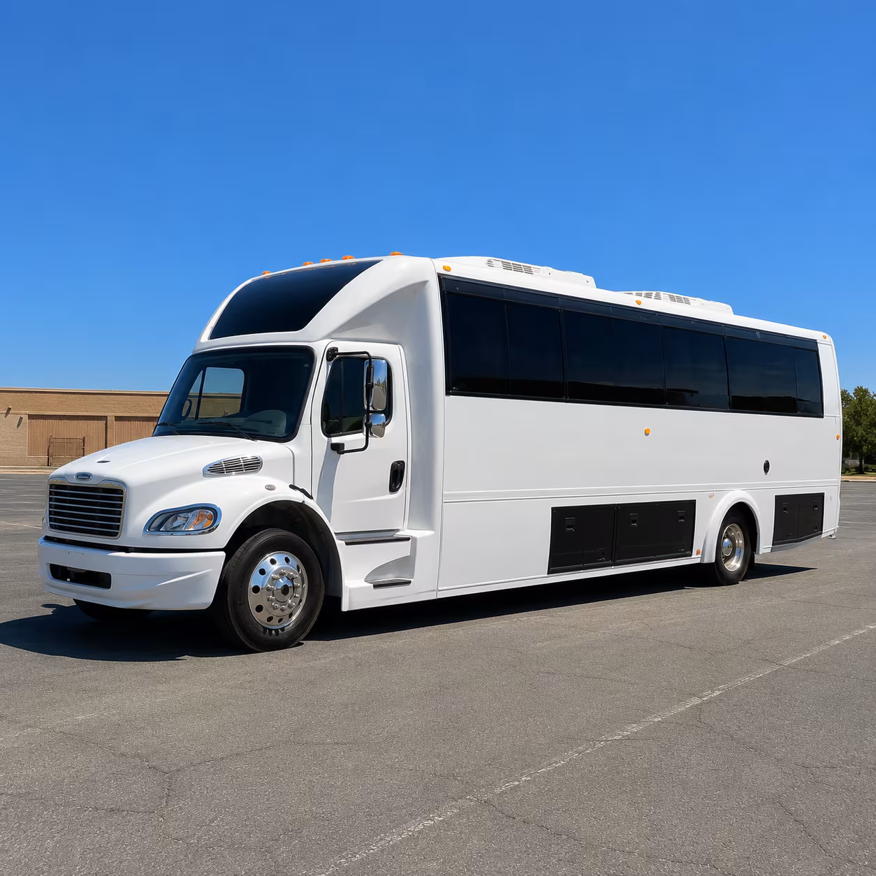 Sacramento Prom & Homecoming Transportation party bus exterior