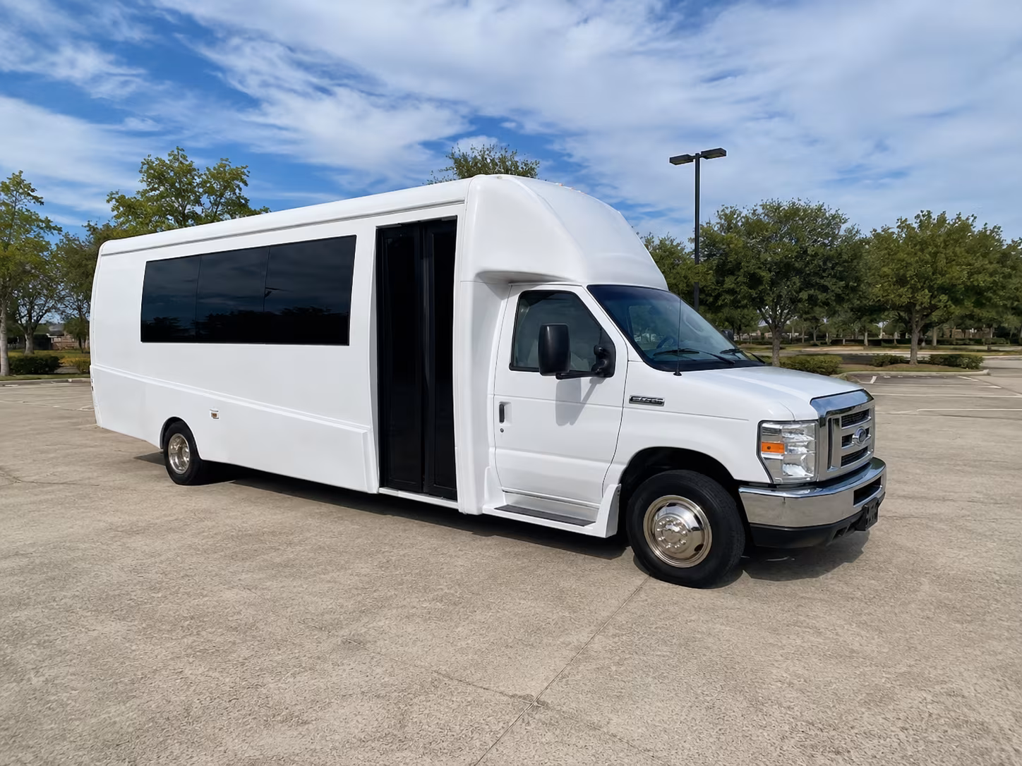 Sacramento Prom & Homecoming Transportation party bus interior