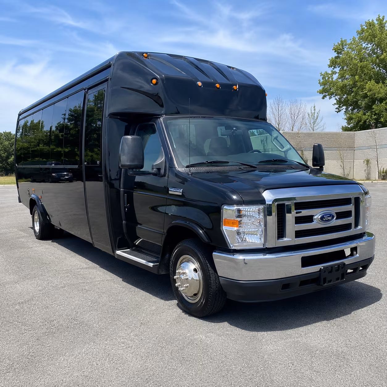 Sacramento Prom & Homecoming Transportation party bus exterior