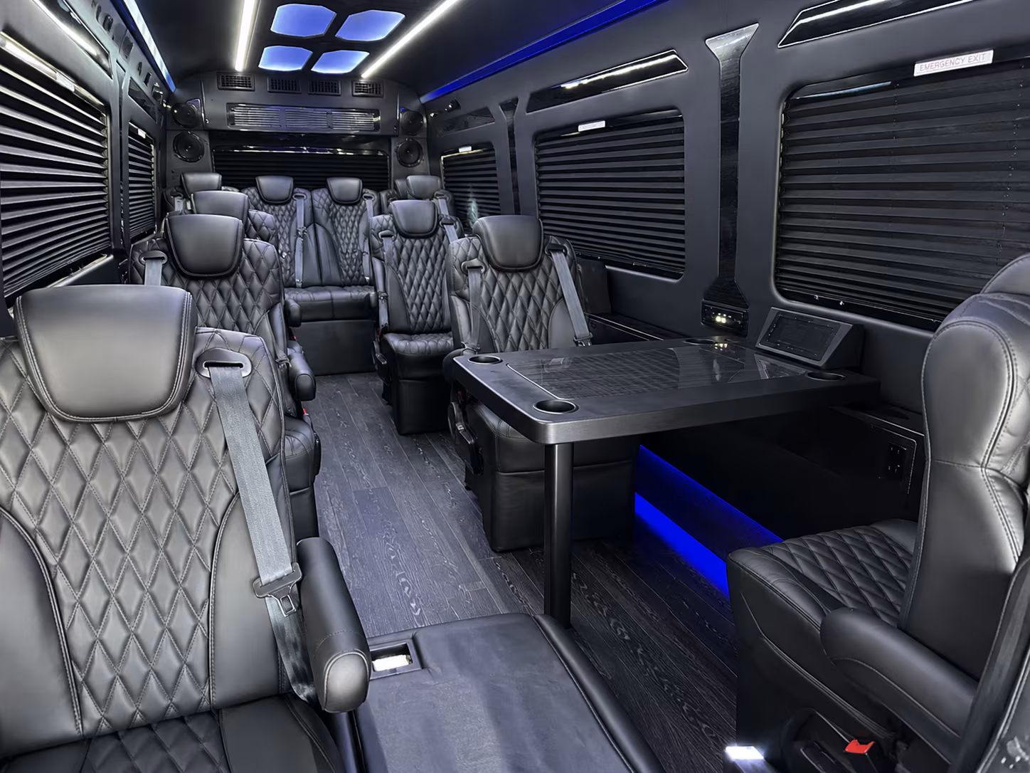 Sacramento School Event Transportation onboard seating