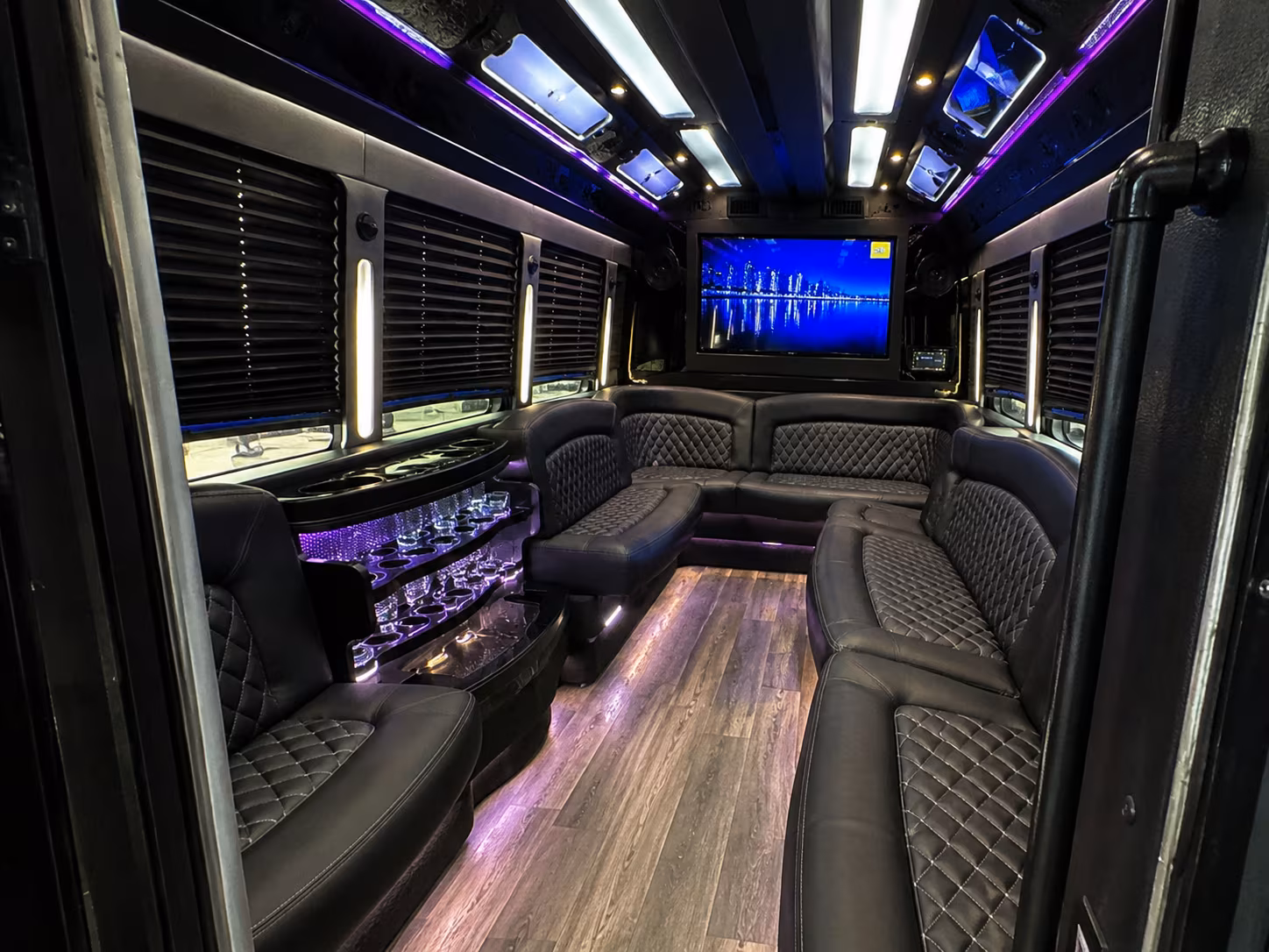 Sacramento Winery Tour & Pub Crawl Transportation party bus exterior
