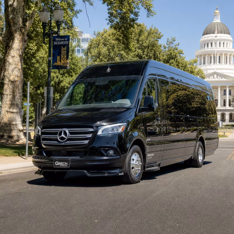 14 Passenger Sprinter Limo Exterior