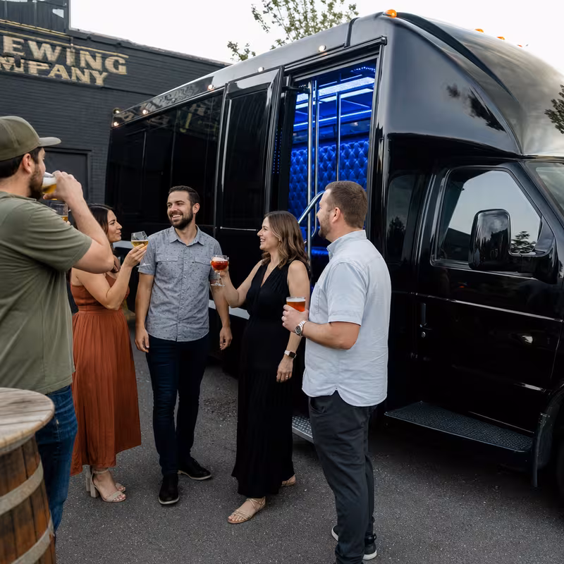 Sacramento Winery & Brewery Tour Transportation fleet vehicle